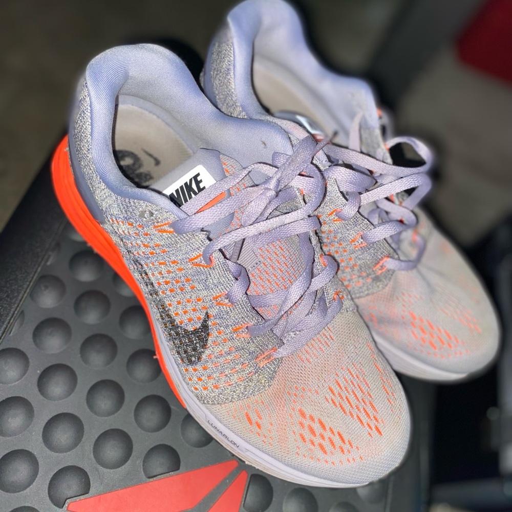 Nike Women's Athletic Shoes in Gray and Orange